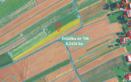 Grunty rolne | 2,7094 ha| Pniów | gmina Radomyśl nad Sanem