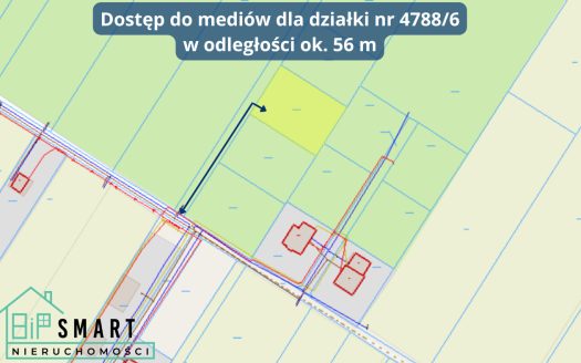 Działka budowlana z WZ | 929 m² | ul. Wiśniowa | Sudoły, gmina Pysznica