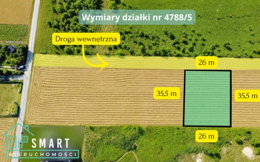 Działka z WZ | 928 m² | Spokojna okolica | Sudoły | Pysznica
